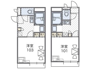 レオパレスＡＩＲの物件間取画像